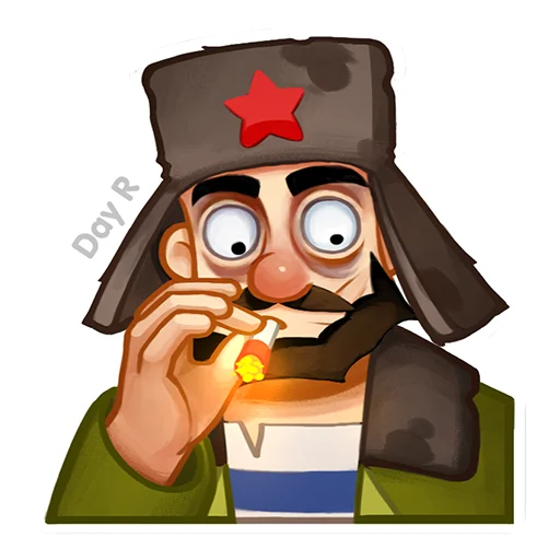 Sticker from the "Day R survival rus" sticker pack