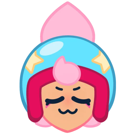 Sticker from the "Janet Brawl Stars" sticker pack