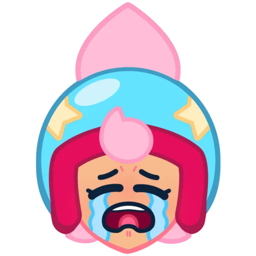 Sticker from the "Janet Brawl Stars" sticker pack