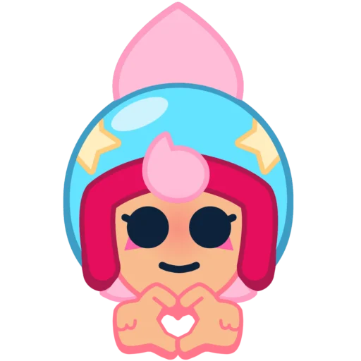 Sticker from the "Janet Brawl Stars" sticker pack