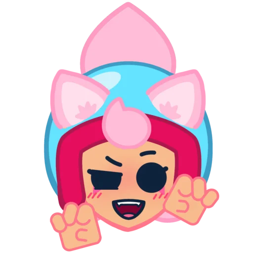 Sticker from the "Janet Brawl Stars" sticker pack