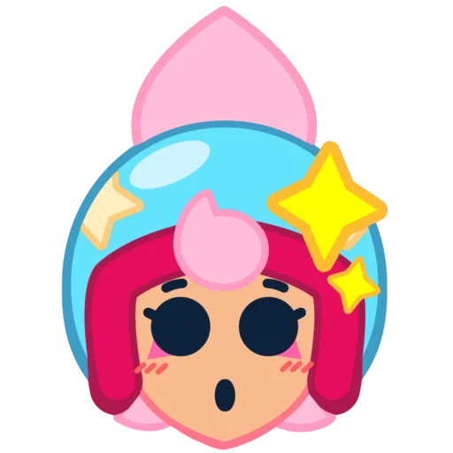 Sticker from the "Janet Brawl Stars" sticker pack