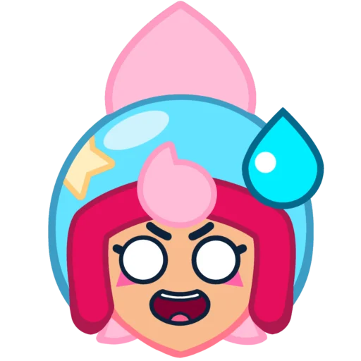 Sticker from the "Janet Brawl Stars" sticker pack