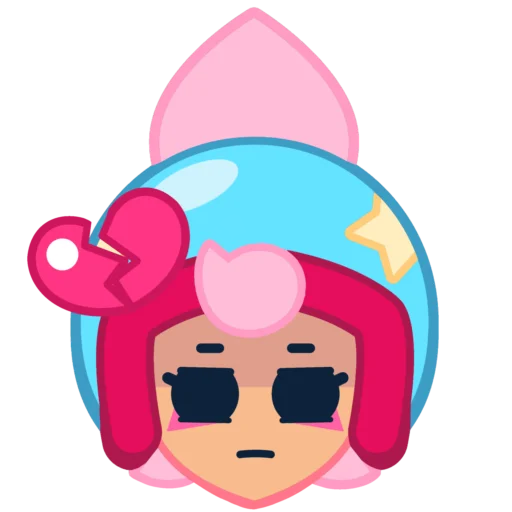 Sticker from the "Janet Brawl Stars" sticker pack