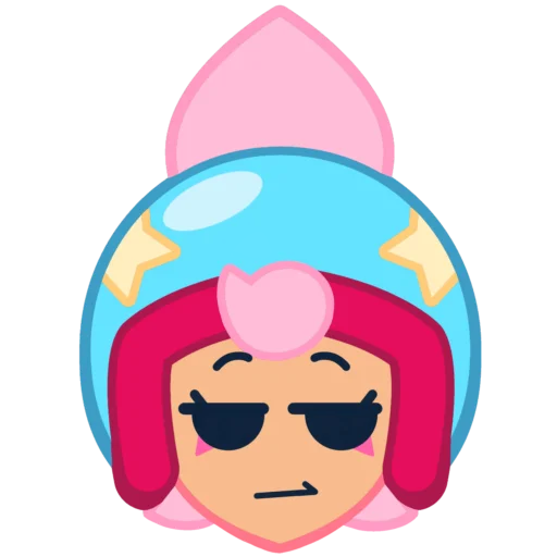 Sticker from the "Janet Brawl Stars" sticker pack