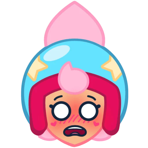 Sticker from the "Janet Brawl Stars" sticker pack