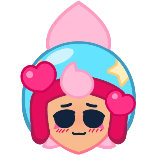 Sticker from the "Janet Brawl Stars" sticker pack