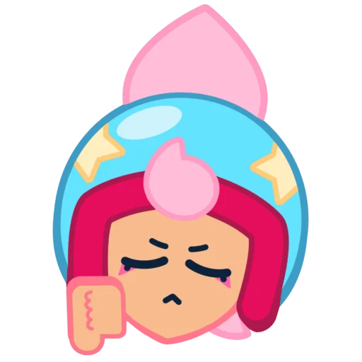 Sticker from the "Janet Brawl Stars" sticker pack