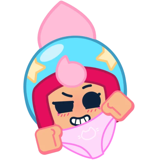 Sticker from the "Janet Brawl Stars" sticker pack