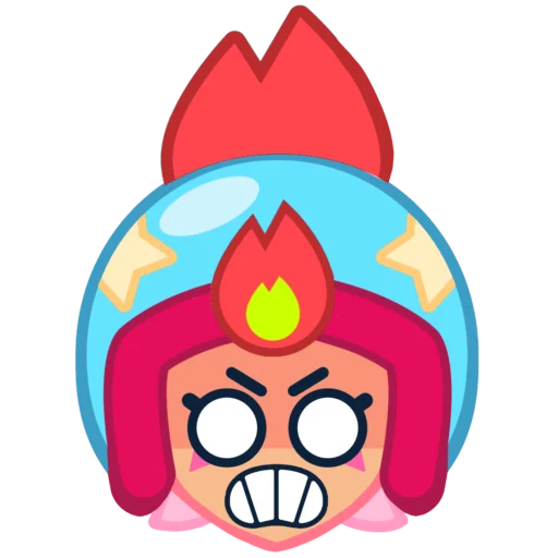 Sticker from the "Janet Brawl Stars" sticker pack