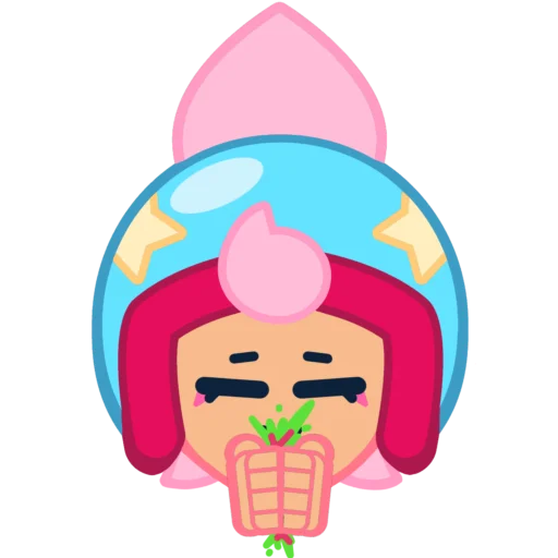 Sticker from the "Janet Brawl Stars" sticker pack