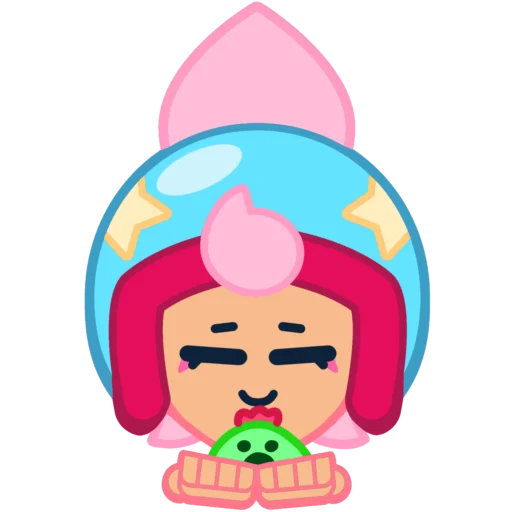 Sticker from the "Janet Brawl Stars" sticker pack