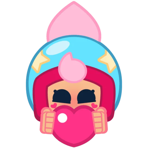 Sticker from the "Janet Brawl Stars" sticker pack