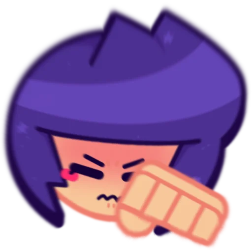 Sticker from the "Bibi Brawl Stars💜" sticker pack