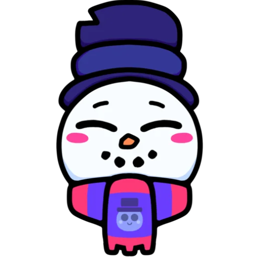 Sticker from the "SnowmanTick☃️" sticker pack