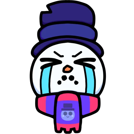 Sticker from the "SnowmanTick☃️" sticker pack