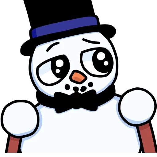 Sticker from the "SnowmanTick☃️" sticker pack