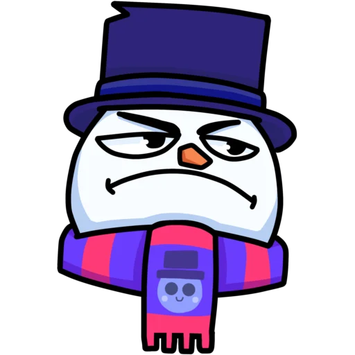 Sticker from the "SnowmanTick☃️" sticker pack