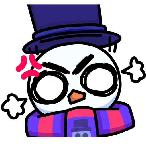 Sticker from the "SnowmanTick☃️" sticker pack