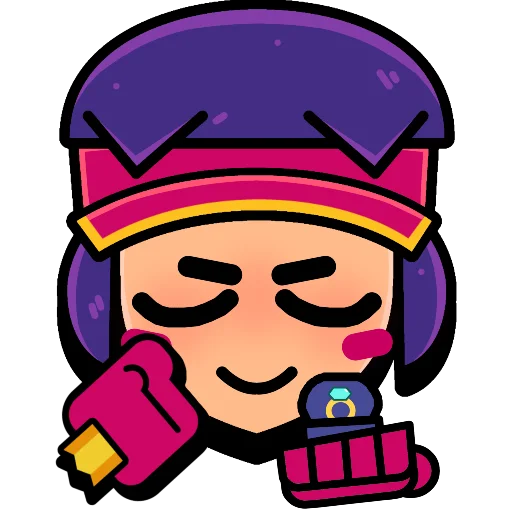 Стикер из набора "Fang Brawl Stars"