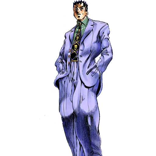 Sticker from the "Yoshikage Kira" sticker pack