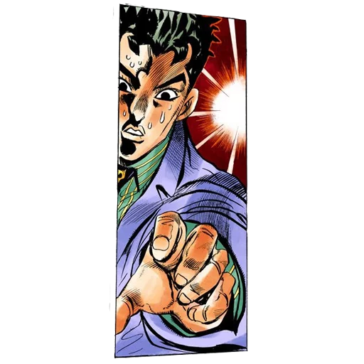 Sticker from the "Yoshikage Kira" sticker pack