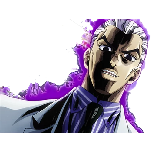 Sticker from the "Yoshikage Kira" sticker pack