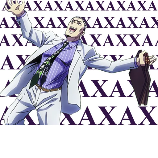 Sticker from the "Yoshikage Kira" sticker pack