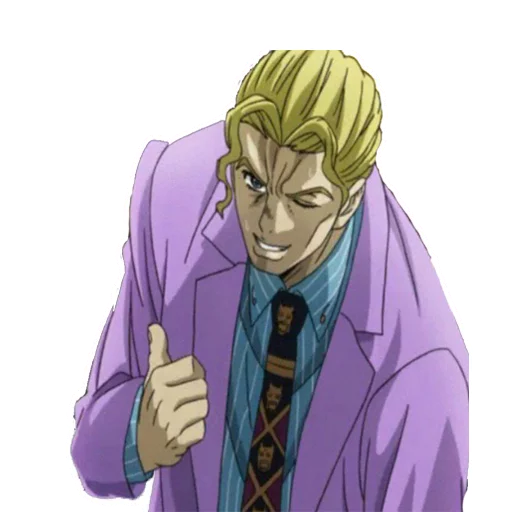 Sticker from the "Yoshikage Kira" sticker pack