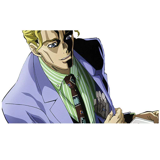 Sticker from the "Yoshikage Kira" sticker pack