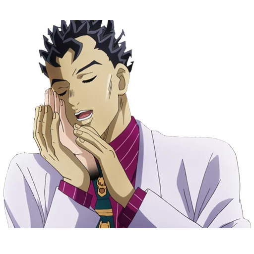 Sticker from the "Yoshikage Kira" sticker pack