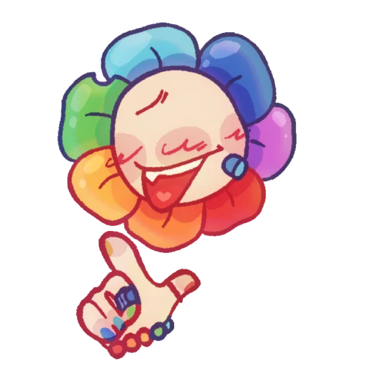 Sticker from the "Флавер | Flower" sticker pack