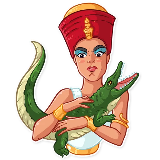 Sticker from the "Cleopatra" sticker pack