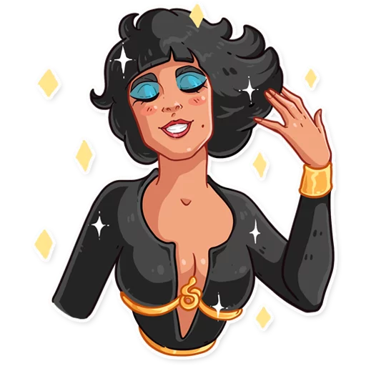 Sticker from the "Cleopatra" sticker pack