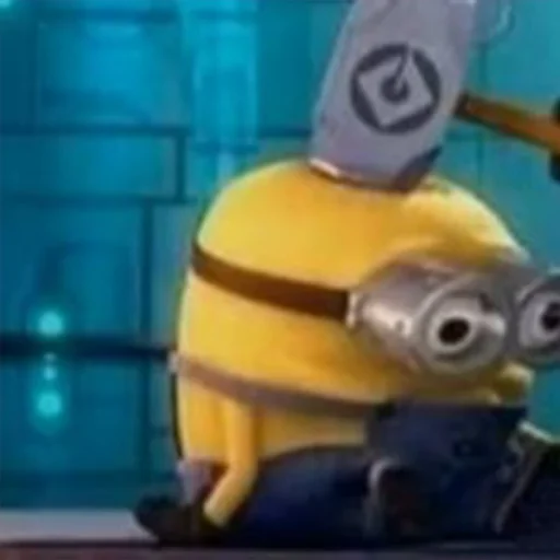 Стикер из набора "minions"