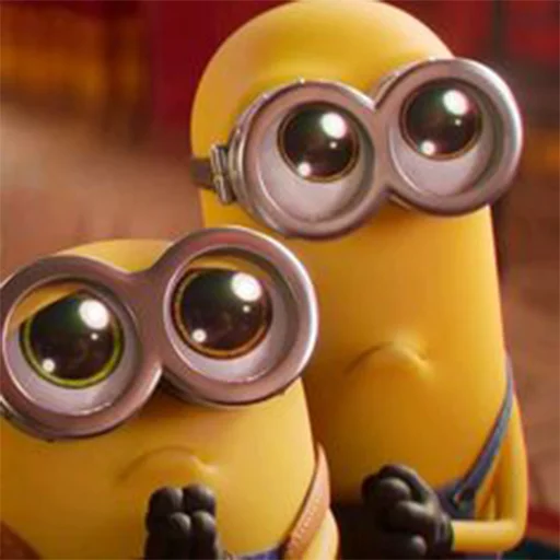 Стикер из набора "minions"