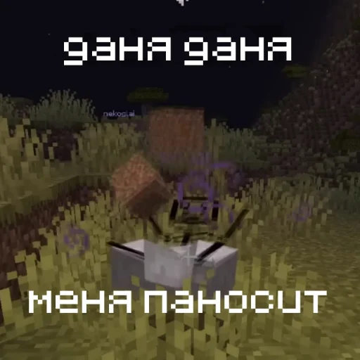 Sticker from the "Minecraft memes | Майнкрафт мемы" sticker pack