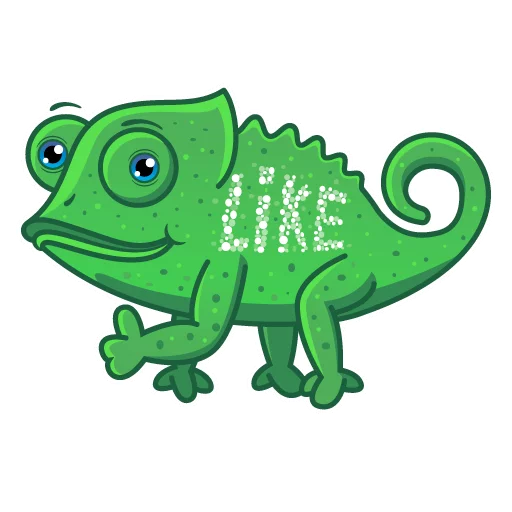 Sticker from the "Chameleon" sticker pack