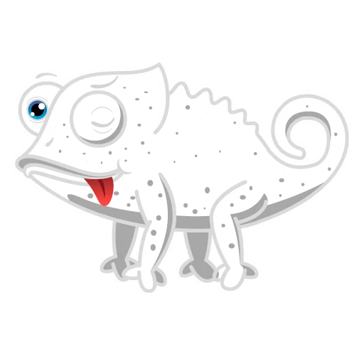 Sticker from the "Chameleon" sticker pack