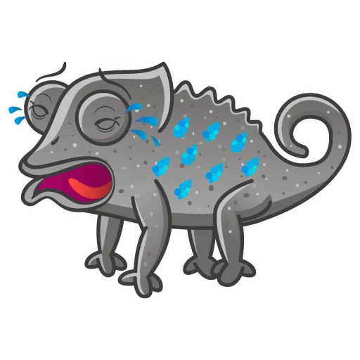 Sticker from the "Chameleon" sticker pack