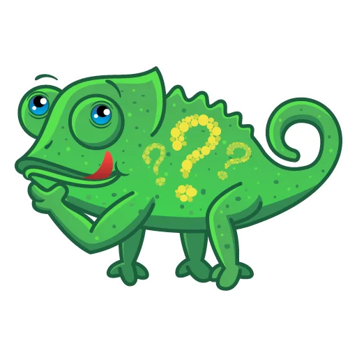 Sticker from the "Chameleon" sticker pack