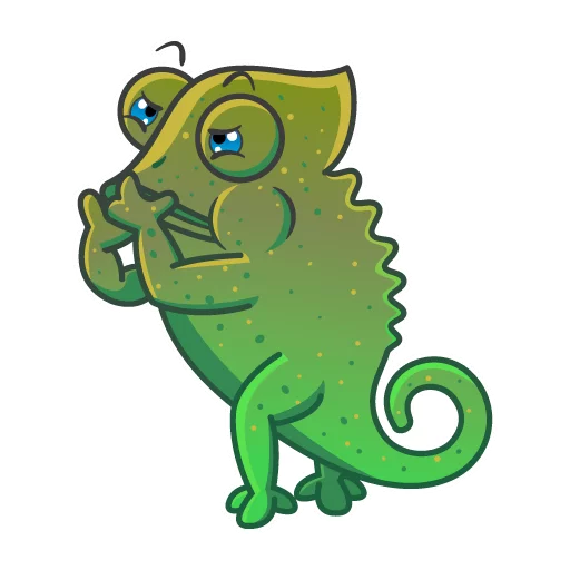 Sticker from the "Chameleon" sticker pack