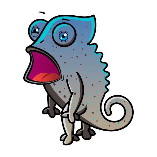 Sticker from the "Chameleon" sticker pack