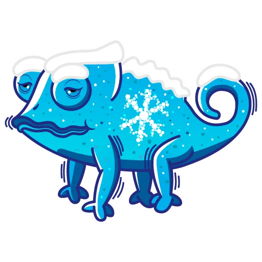 Sticker from the "Chameleon" sticker pack