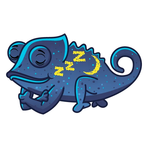 Sticker from the "Chameleon" sticker pack