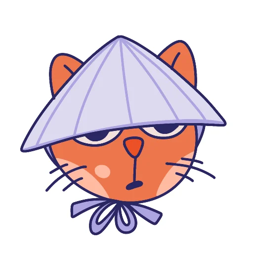 Sticker from the "MOM The Cat" sticker pack