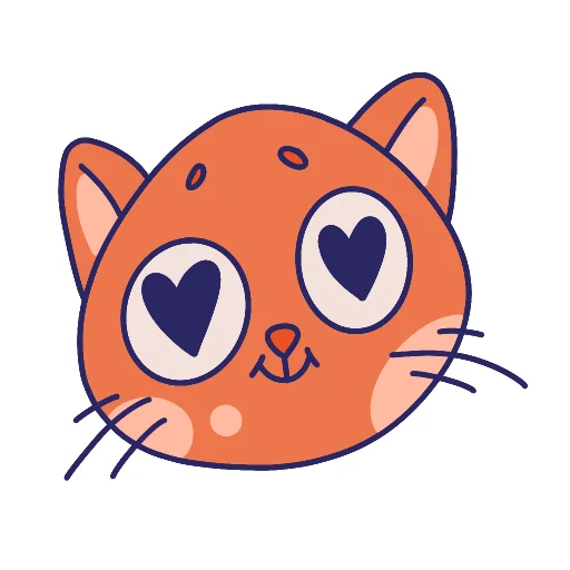 Sticker from the "MOM The Cat" sticker pack