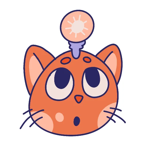 Sticker from the "MOM The Cat" sticker pack