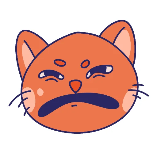 Sticker from the "MOM The Cat" sticker pack