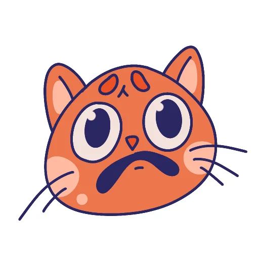 Sticker from the "MOM The Cat" sticker pack